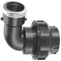 32mm POLY 90 DEG ELBOW x 0.50 inch FBSP