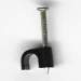 16mm ROUND CABLE CLIP C/W NAIL
