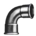 1.50 inch GALV 90 DEG BEND FxF