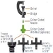 UPSIDE DOWN SPRINKLER NOZZLE BROWN