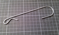 GALV SPRAYLINE SUPPORT HOOK 20CM (x100)
